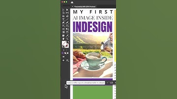 Generative AI inside Adobe InDesign - Create Images With Text Prompts Inside InDesign 2024!