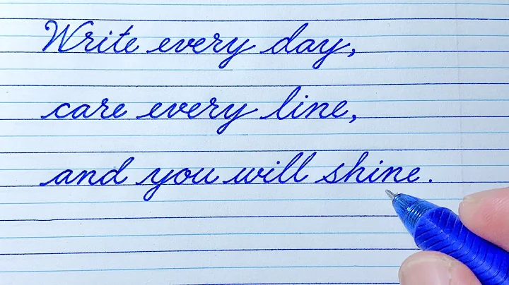 Cursive Writing Quote 99 | Cursive Handwriting Practice | Cursive Letters | How to write in cursive