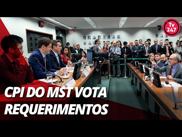 🔴 CPI do MST ao vivo: Parlamentares votam 21 requerimentos; acompanhe 