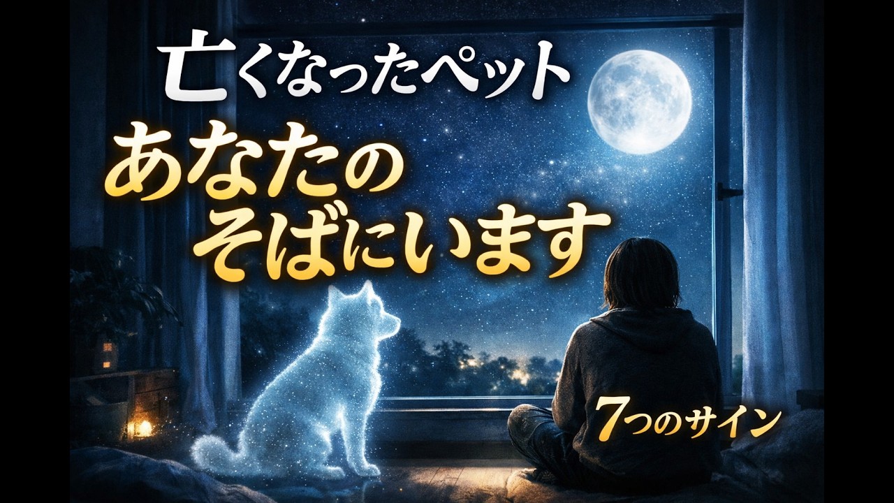 Ep9、あなたとずっと繋がっている、亡くなったペットが近くに来ている時のサイン7選