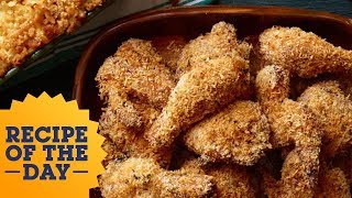 Recipe of the Day: Oven-Fried Ranch Chicken | Food Network screenshot 3
