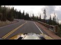 Pikes Peak Int. Hill Climb BMW E30 turbo #326 Tim Hardy - red flagged initial run -