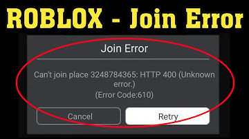 Roblox - Join Error - Can
