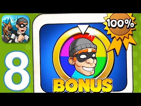Robbery Bob - Gameplay Walkthrough Part 8 - Chapter 8: Bonus (iOS, Android)