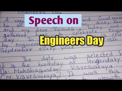 speech about engineering life