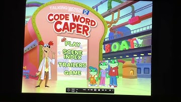 LeapFrog Talking Words Factory 2 Code Word Caper 2004 DVD Menu Walkthrough