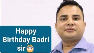 loksewa Gyan | happy birthday badri sir