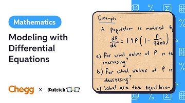 Modeling with Differential Equations Ft. PatrickJMT