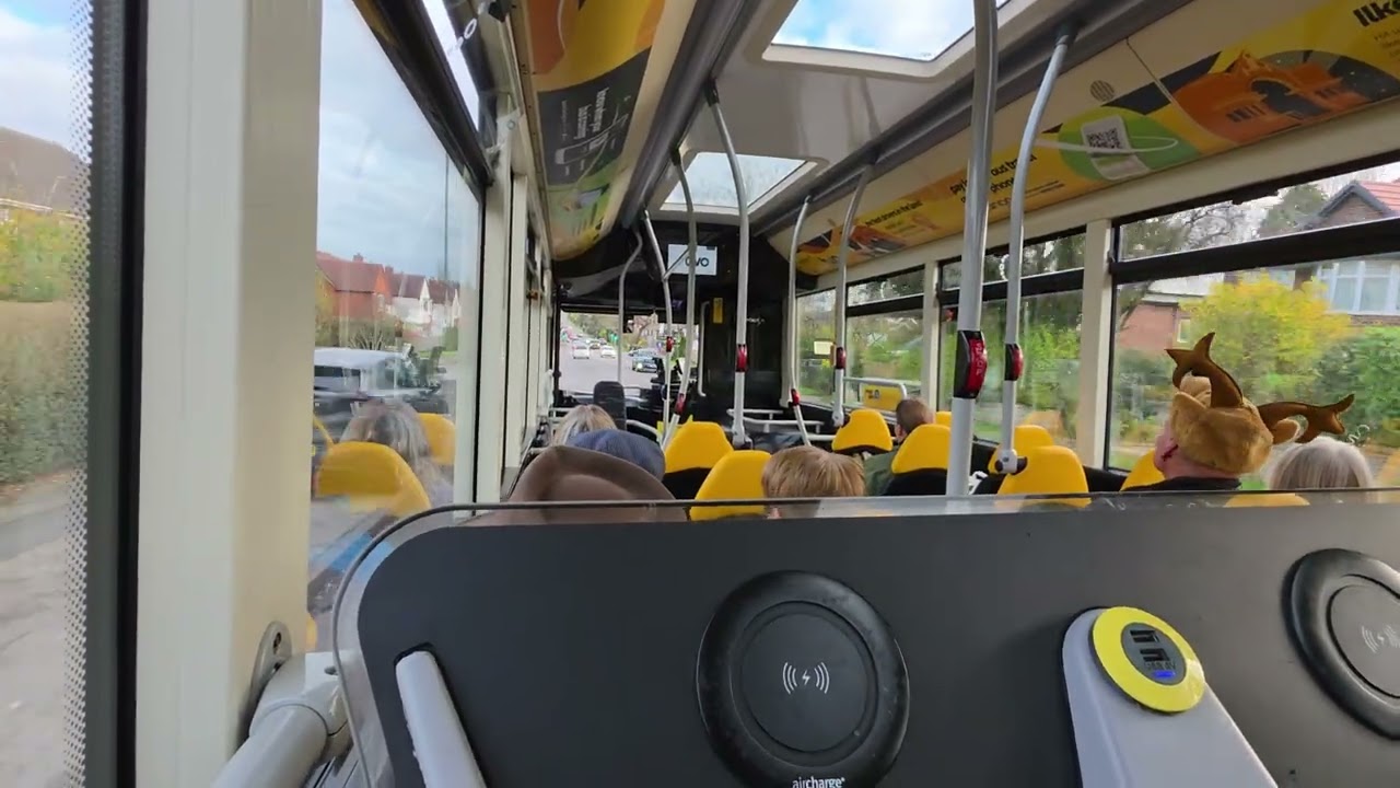 Ride on Trent Barton (Ex Skylink Derby) The Two YX20 OHC 148 Enviro 200 MMC Cummins Voith