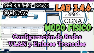 3.4.6 Packet tracer - Configuracion de redes VLAN y enlaces troncales (Resolucion)