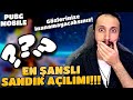 GÖZLERİNİZE İNANAMAYACAKSINIZ! EN ŞANSLI SANDIK AÇILIMI! PUBG Mobile Takipçimin Hesabını Fulledim