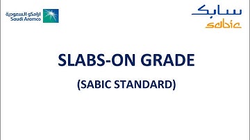 SLABS-ON-GRADE (SABIC STANDARDS)