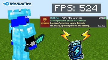 Optifine FPS Optimizer resource pack for MCPE 1.21+ 🔥✨ | Lag fix ✅