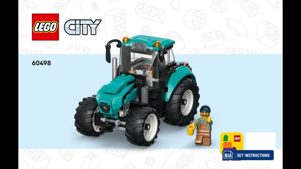 LEGO 60498 Tractor – Building Instructions | City (2026) - YouTube