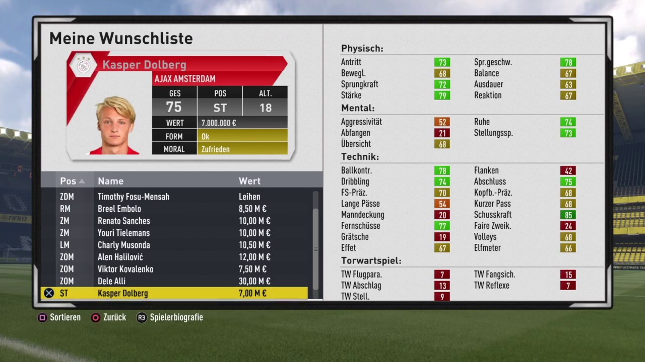 FIFA 17 Karrieremodus // TOP 15 Talente!