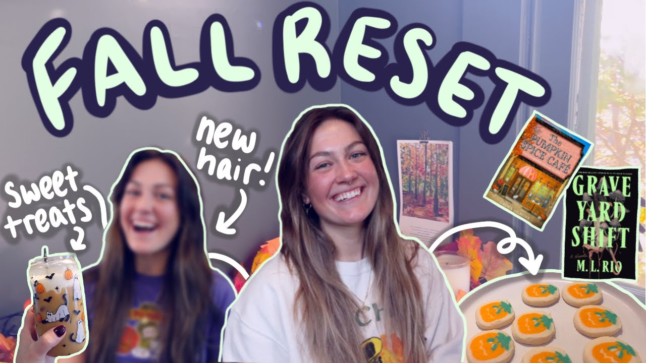 Cozy Fall Reset Vlog🍂☕️✨| fall makeovers & anticipated books!👻🎃🍁