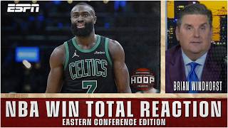 NBA Eastern Conference Win Total FULL REACTION 👀  | The Hoop Collective
