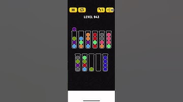 Ball Sort stage 943 #games #puzzle #ballsort