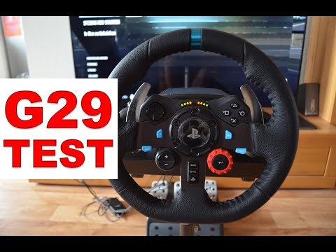 Logitech G29 Racing Lenkrad Driving Force / Racing Wheel (PS4, PS3, PC )  [TEST] /// Wheel Stand Pro 