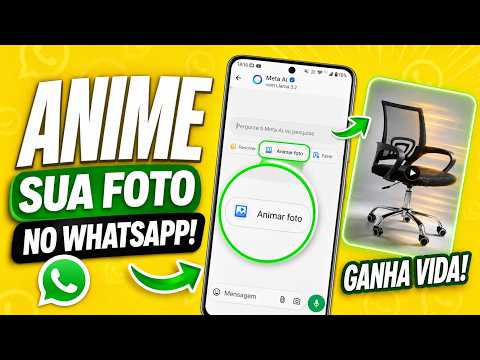 Magic Effect! How to ANIMATE PHOTOS from your Gallery using Meta AI on WhatsApp! 📸