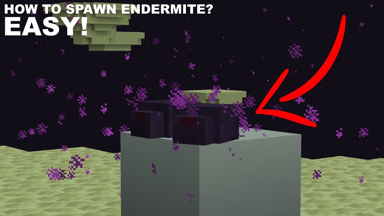 How to spawn and use Endermite in Minecraft?