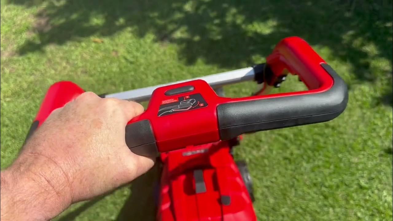 Ozito PXC 36V (2 x 18V) 335mm Lawn Mower Review YouTube