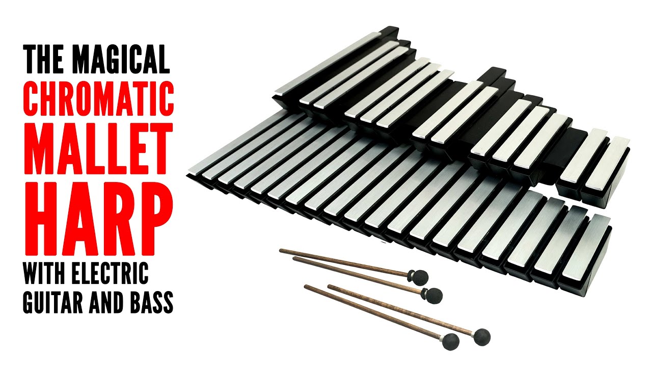 Mallet Harp Mini: 6-Note Portable Xylophone with Wah effect