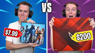 $8 Mousepad vs $200 Mousepad In Fortnite! - Which Is Better?