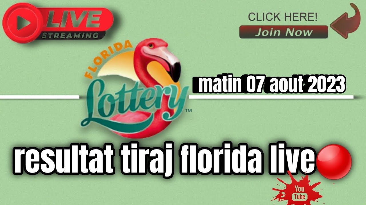 resultat matin 07 aout 2023 tiraj florida en direct🔴 YouTube