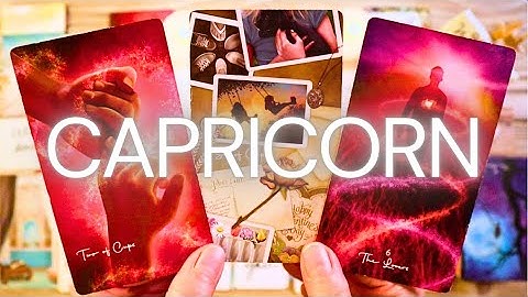 CAPRICORN, YOU ARE THE ONE THAT GOT AWAY...😲❤️💫 LOVE TAROT READING