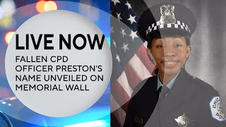 Streaming Live Fallen CPD Officer Preston s name unveiled on Memorial Wall