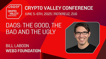 DAOs: The Good, The Bad and The Ugly | Bill Laboon, Web3 Foundation