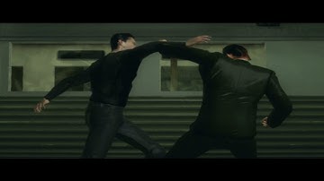 Игрофильм The Matrix: Path of Neo. Серия 2 - Поединок в метро.
