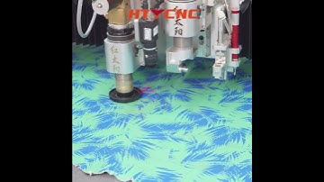 Complex PU Leather Oscillating Knife Cutting Machine