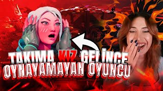 MAÇINA KIZ GELİNCE OYNAYAMAYAN OYUNCU!