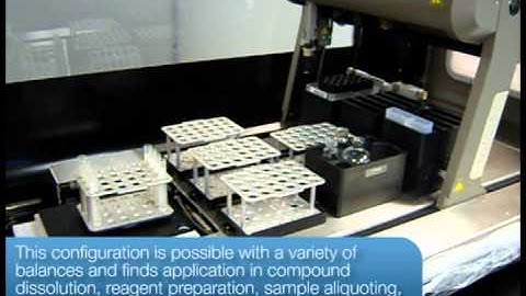 Automated Weighing on Liquid Handler