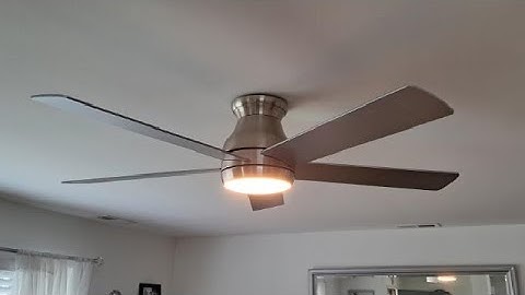 POCHFAN 42 Inch Ceiling Fans with Lights, Low Profile Ceiling Fan for Bedroom, Living Room Review