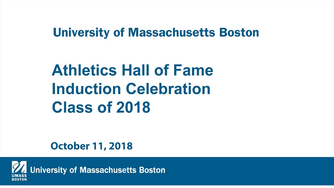 athletics hall of fame induction celebration class of 2018 youtube