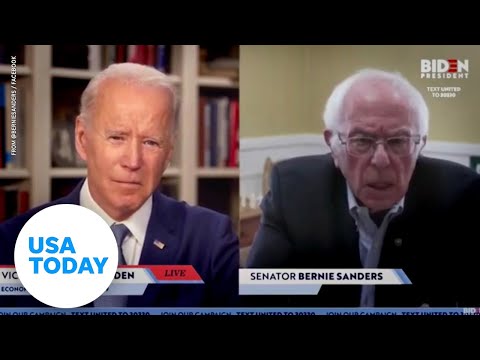 Bernie endorses Biden in remote meetup | USA TODAY