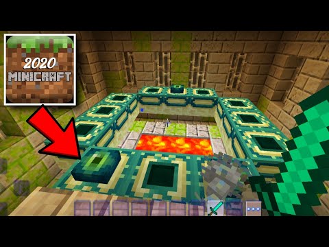 MiniCraft 2020 - How to Find EndPortal in Minicraft