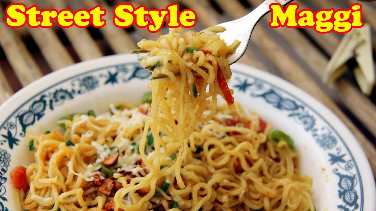 How to make Maggi Masala Street Style : मार्किट जैसे टेस्टी चीज़ Maggi घर पर बनाये | Foods and Flavors