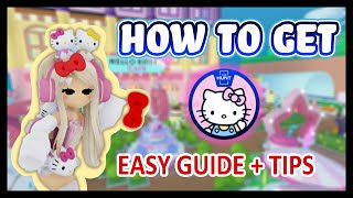 How to get My Hello Kitty Cafe badge - THE HUNT ROBLOX EVENT