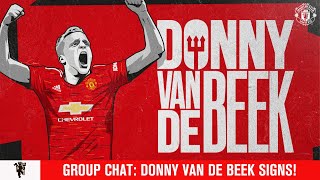 Donny van de Beek signs for Manchester United! | First Reaction | MUTV Group Chat