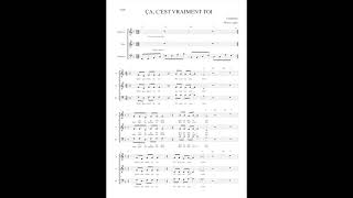 Ça, c'est vraiment toi - Téléphone - Choeur mixte à 3 voix