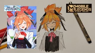 Fanny Blade Of Kibou New Skin Drawing Mobile Legends Bang Bang