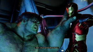 HULK vs IRONMAN FIGHT [4K 60FPS]  - Marvel's Avengers PS5 Gameplay screenshot 3