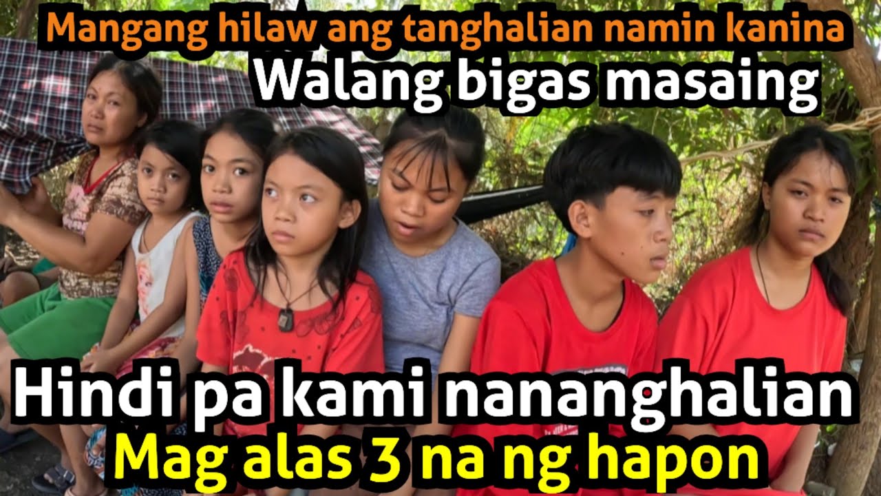Walang Masaing MANGA lang ang kinain nila sa tanghalian ! Grabe pano kung Hindi kami dumating?