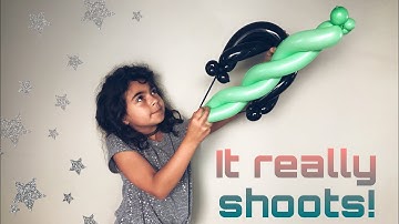 How to Make a Balloon Bow and Arrow