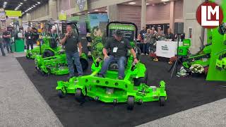 Mean Green Mowers unveils allelectric mower with 96inch deck at the 2023 Equip Exposition