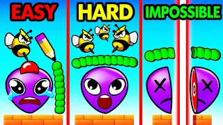 EASY vs IMPOSSIBLE SAVE BALLS screenshot 2